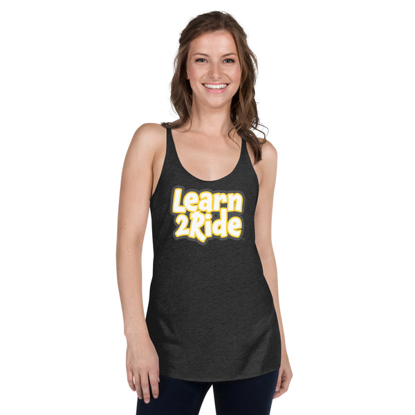 Women's Racerback Tank – learn2ride